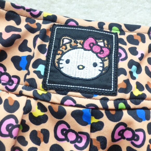 HELLO KITTY x SHEIN leopard print mini skirt with removable pouch - Picture 7 of 9